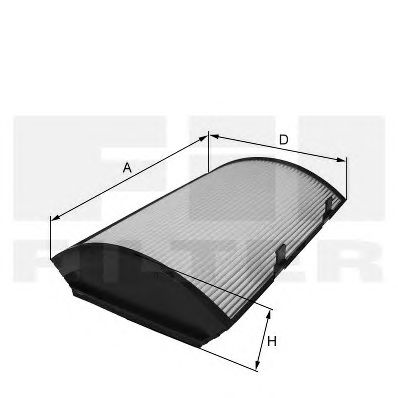 FIL FILTER hc7034 -  Фильтр воздуха в салоне